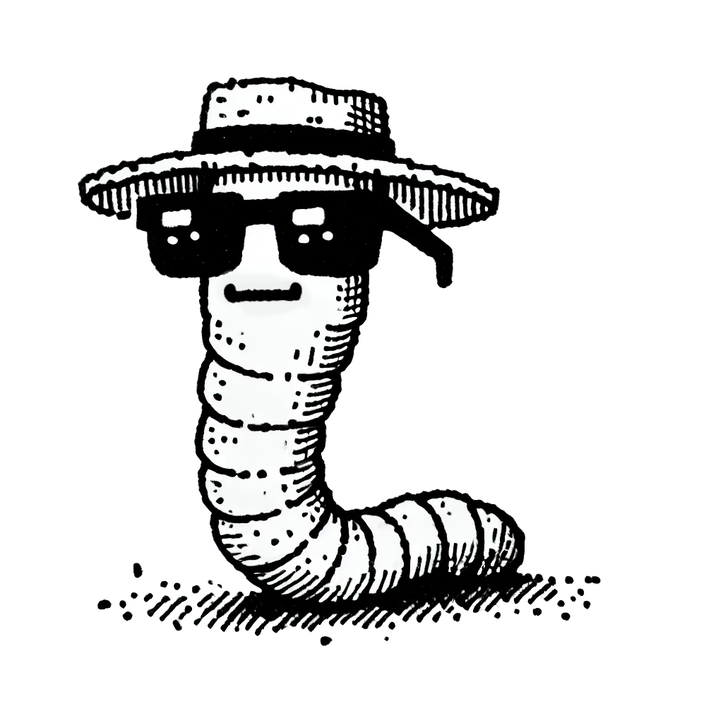 pixel dirt wormy